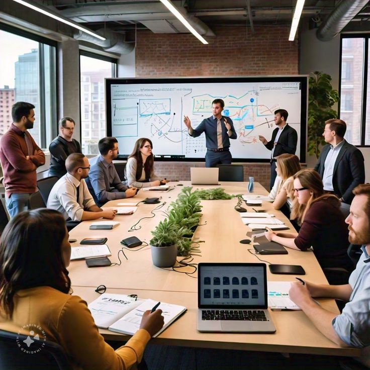 فريق عمل شركة عروة أثناء العمل